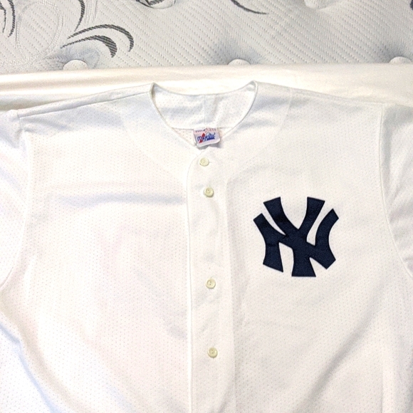 Majestic Shirts New York Yankees Baseball Jersey Size Xl Two Small Spots On The Back Poshmark